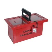 CAIXA DE BLOQUEIO EM GRUPO PARA 26 CADEADOS COM ALÇA PLÁSTICA