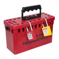 CAIXA DE BLOQUEIO PLÁSTICA PARA 26 CADEADOS