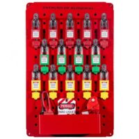 ESTAÇÃO DE BLOQUEIO EM AÇO 18 GANCHOS