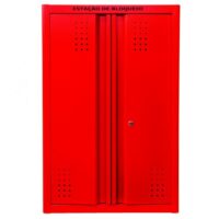 ESTAÇÃO DE BLOQUEIO EM AÇO EXTRA GRANDE COM TAMPA FECHADA