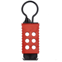 GARRA DE BLOQUEIO E TRAVAMENTO NÃO-CONDUTORA EM NYLON - GANCHO CURTO 4 MM