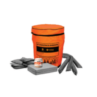 KIT DE EMERGÊNCIA AMBIENTAL PARA LÍQUIDOS EM GERAL- 50 LITROS