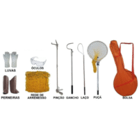 Kit Equipamentos para Captura e Contenção de Animais