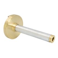 Esguicho Jato Sólido 1.1/2″ Requinte 13mm Tubo em Alumínio e Base em Latão